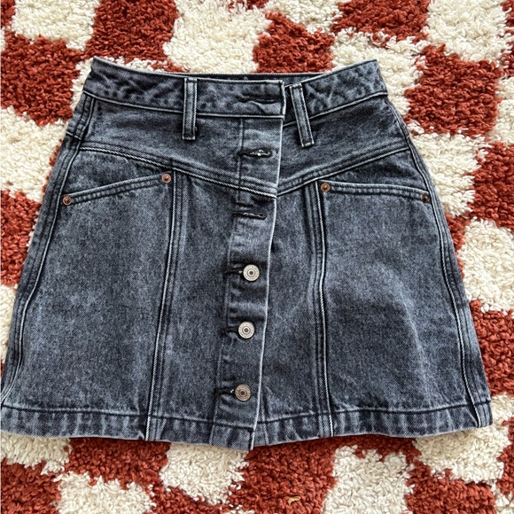 Abercrombie & Fitch Dresses & Skirts - Abercrombie & Fitch Charcoal A-Line Skirt